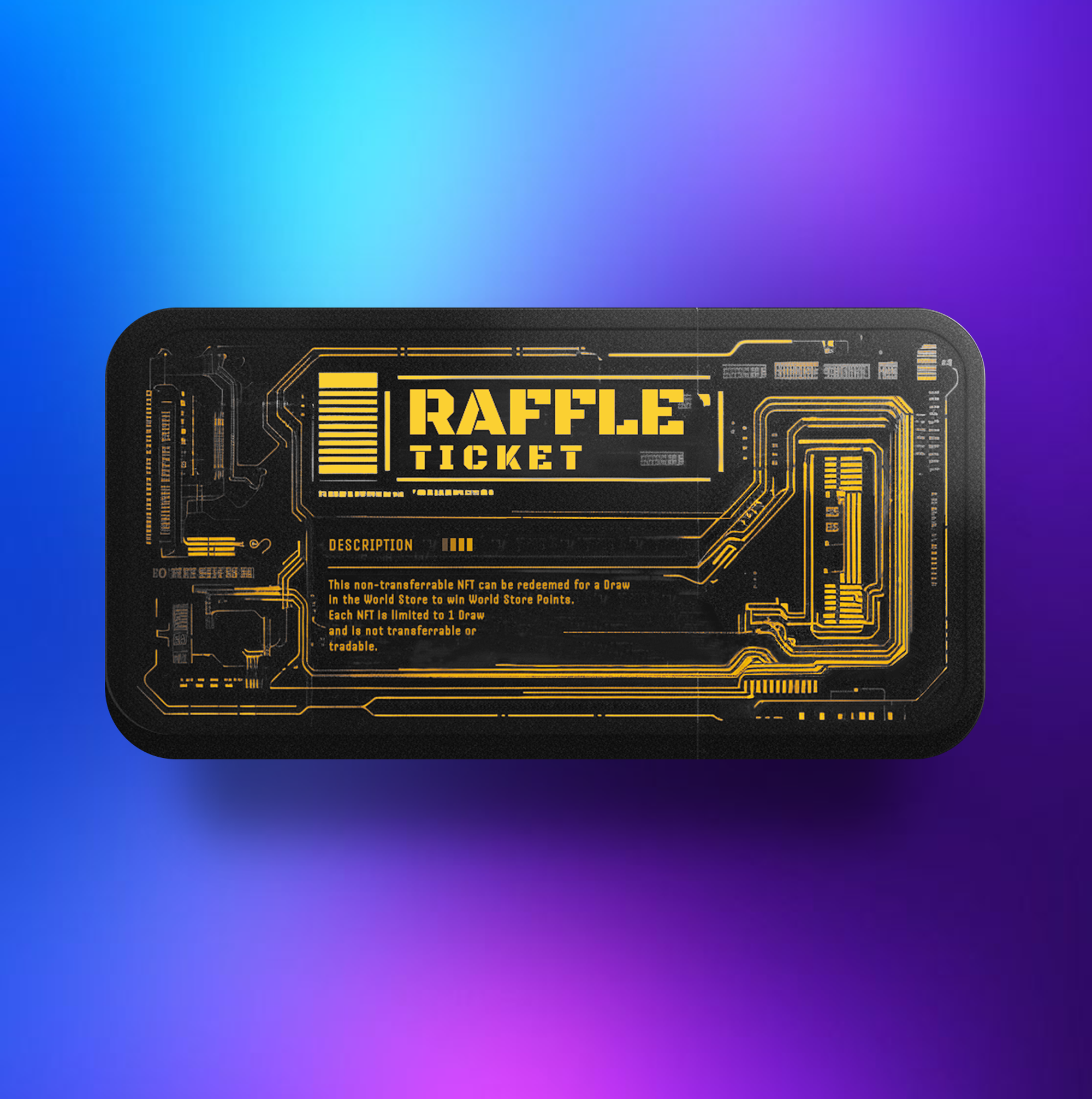Raffle Tickets can be redeemed for Lucky Draw when World Store Launch on 12.18