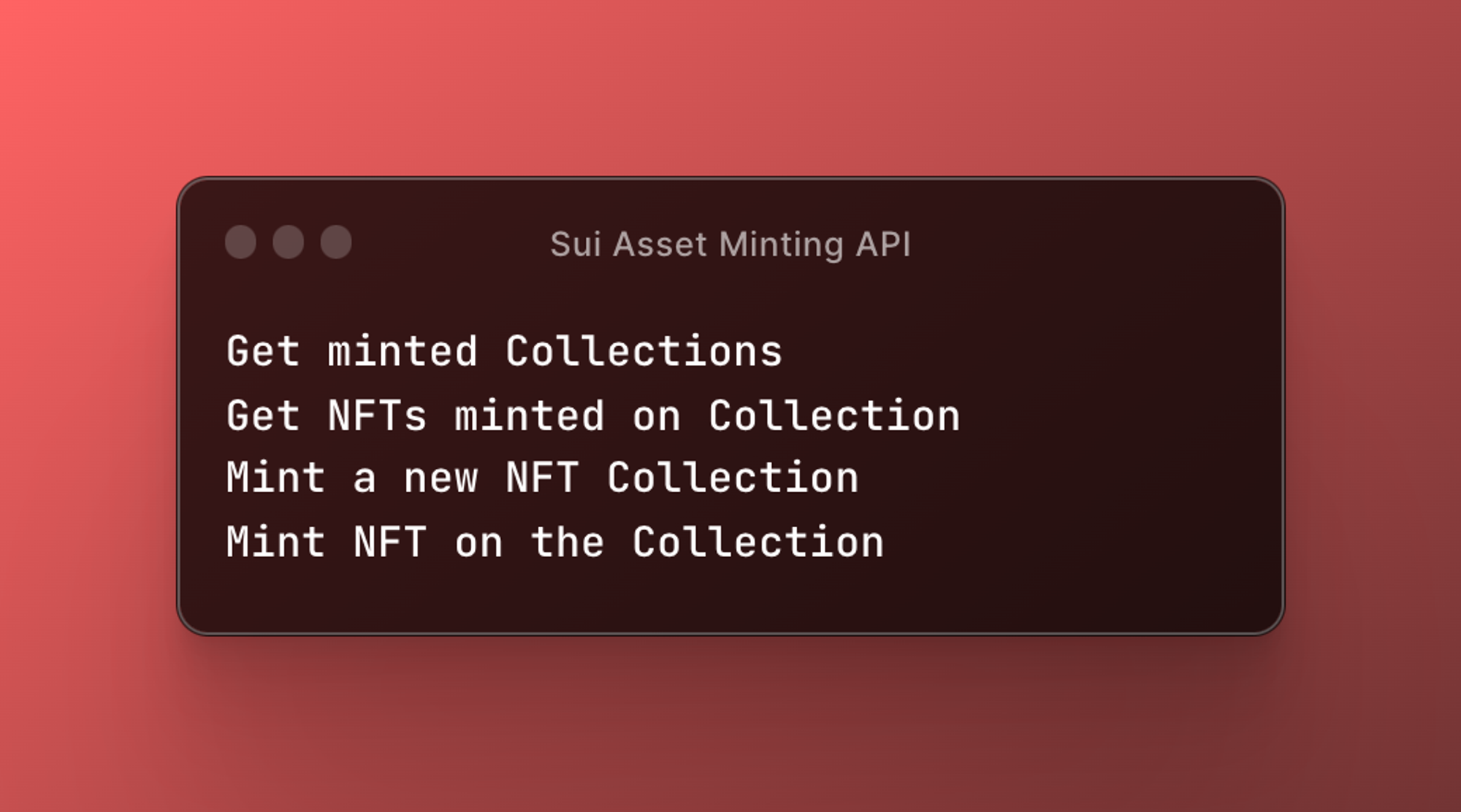 Unleashing Creativity on Sui: Mirror World's Asset Minting API Now Live