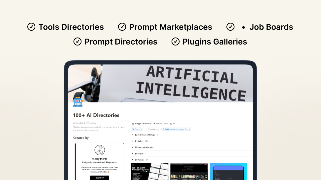 100+ Artificial Intelligence Directories Cover 3.png