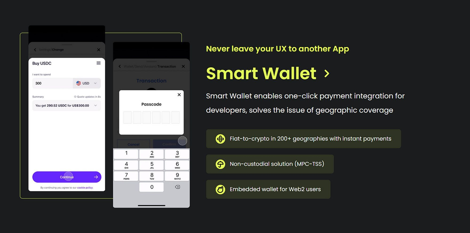 Mirror World Smart Wallet Solution allow users to store and access their digital assets securely and easily.